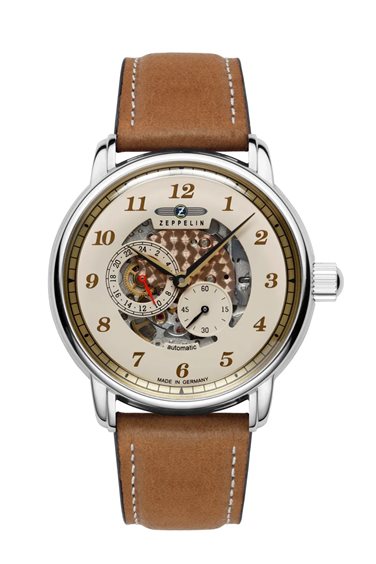 Watch Zeppelin Man New Captain's Line in Steel 86585 - 86585